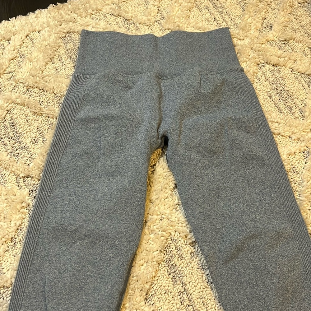 Light blue leggings